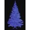EUROPALMS Tanne, UV-glitzerweiß, 240cm