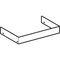GE Edelstahlblende zu Renova Nr.1 Comprimo Schrank 862045