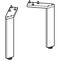 Geberit Möbelfuß SMYLE Square 2 Stück, verchromt Höhe 217mm