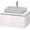Duravit Waschtischunterbau L-CUBE 820x547mm 1 Ausz. ta s-matt ES Ah mitte