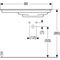 Geberit Möbelwaschtisch ONE weiß mit Hahnloch 900x475mm Ablage links