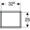 Geberit Hochschrank ONE 1 Tür 360x1800x291mm NB hick Mel Ho-st