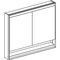 Geberit Spiegelschrank ONE m ComfortLight 2 Türen Nische 1050x900mm