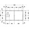 Duravit Fußgestell für Duschwanne Tempano 1400x800mm