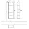 V&B Hochschrank FINION 418x1516x270mm Ans re glos. wh Lacquer