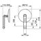 Keuco Kosmetikspiegel iLook_move d= 212mm bel alu-fin