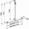 Keuco Duschhandlauf PLAN CARE mit Brausestange 982/1263mm vc