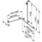 Keuco Duschhandlauf PLAN CARE m Brausestange 797/797/1263mm vc