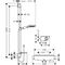 HG Brausekombi ECOSTAT SELECT COMBI Brausestange Unica´S Puro 900mm chrom