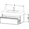 Duravit Waschtischunterbau KETHO 455x800x410mm graphit matt