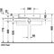 Duravit Waschtisch VERO m ÜL HLB 700x470mm geschli 1 HL weiß