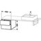 Duravit Konsolenunterschrank L-CUBE 400x420x547mm graphit matt
