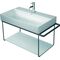 Duravit Metallkonsole DURASQUARE wandh für Waschtisch 235380 schwarz matt