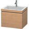 Duravit Waschtischunterbau L-CUBE m WT Vero Air 500x600x480mm o HL eur. Ei