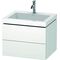 Duravit Waschtischunterbau L-CUBE m WT Vero Air 500x600x480mm 1 HL we matt