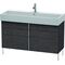 Duravit Waschtischunterbau VERO AIR 581x1184x431mm eiche dunkel gebürstet