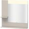 Duravit Spiegel VERO 142x800x800mm, Beleuchtung taupe