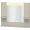 Duravit Spiegel VERO 142x1000x800mm, Beleuchtung taupe