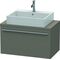 Duravit Konsolenunterschrank X-LARGE 440x800x478mm flannel grey seidenmatt