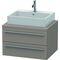 Duravit Konsolenunterschrank X-LARGE 440x700x548mm basalt matt