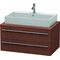 Duravit Konsolenunterschrank X-LARGE 440x900x548mm amerikanisch nussbaum
