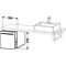 Duravit Konsolenunterschrank X-LARGE 440x400x548mm weiß hochglanz lackiert