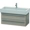 Duravit Waschtischunterbau X-LARGE 443x950x448mm eiche kaschmir