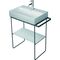 Duravit Metallkonsole DURASQUARE bodenst höhenv. +50mm f WT 235660 sw ma