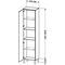 Duravit Hochschrank BRIOSO individual 2010x520x359mm Gri chr Ans li we hgl