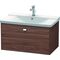 Duravit Waschtischunterbau BRIOSO Gri chrom 450x820x479mm nussbaum dunkel
