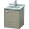Duravit Waschtischunterbau BRIOSO 563x460x445mm Gri chr Ans re pine silver
