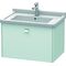 Duravit Waschtischunterbau BRIOSO Griff chrom 452x670x469mm lichtblau matt