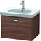 Duravit Waschtischunterbau BRIOSO Gri chrom 452x620x469mm nussbaum dunkel