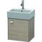 Duravit Waschtischunterbau BRIOSO 442x434x339mm Gri chr Ans re pine silver