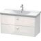 Duravit Waschtischunterbau BRIOSO Griffe Frontfarbe 561x1020x479mm we hgl