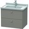 Duravit Waschtischunterbau BRIOSO Griffe Frontfarbe 563x670x469mm bas matt
