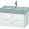 Duravit Waschtischunterbau BRIOSO Griffe Frontfarbe 442x784x459mm we matt
