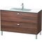 Duravit Waschtischunterbau BRIOSO Griffe chr 683x1220x479mm nussbaum natur