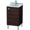 Duravit Waschtischunterbau BRIOSO 693x460x445mm Gri chr Ans re Kast. dkl