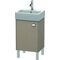 Duravit Waschtischunterbau BRIOSO 570x434x339mm Gri chr Ans links leinen