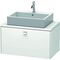 Duravit Konsolenunterschrank BRIOSO Griff chrom 442x820x480mm weiß matt