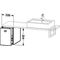 Duravit Konsolenunterschrank BRIOSO Gri Frontfarbe 442x320x480mm lichtbl ma