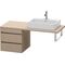 Duravit Konsolenunterschrank DURASTYLE 512x500x548mm leinen