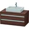 Duravit Waschtischunterbau KETHO 550x1000x496mm nussbaum dunkel