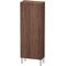 Duravit Halbhochschrank L-CUBE 500x243x1320mm Ans re nussbaum dunkel