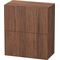 Duravit Halbhochschrank L-CUBE 700x363x800mm nussbaum dunkel