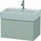 Duravit Waschtischunterbau L-CUBE 394x684x459mm betongrau matt