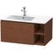 Duravit Waschtischunterbau L-CUBE 400x820x481mm Be li amerik nussbaum