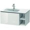 Duravit Waschtischunterbau L-CUBE 400x820x481mm Be links weiß hochglanz