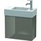 Duravit Waschtischunterbau L-CUBE 400x480x240mm Ans re fla grey hochglanz